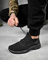 Кроссовки тактичные черные fridman с сеточкой, тактические полицейские кроссовки лето re301