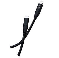 Кабель Tecro TCC-3.0-0100BK USB-USB Type-C 1 м черный