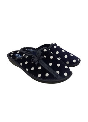 Жіночі капці Belsta сині в горох (1-28)