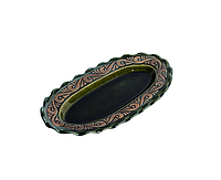 Рибниця 34 см керамічна глазурована Шляхтянська Коричнива