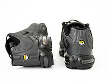 Чоловічі шкіряні кросівки Nike Air Max Plus TN Grey сірі, фото 5