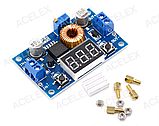 XL4015 Регульований DC-DC перетворювач 5А Вольтметр, фото 3