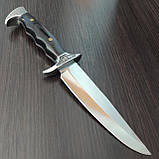 Ніж нескладний мисливський Боуi, нейлонові піхви 29,5см, фото 3