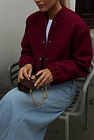 Бомбер жіночий кашеміровий у бежевому кольорі (Норма), фото 2