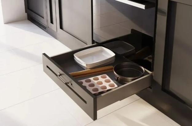 Висувна система GTV AXIS PRO L-450мм під духовку Н69 Графіт, фото 1