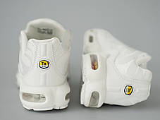 Жіночі шкіряні кросівки Nike Air Max TN White білі, фото 2