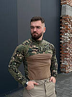 Летний тактический убакс мультикам, боевая рубашка мультикам зсу, штурмовая рубашка мультикам re301
