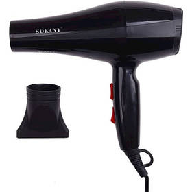 Фен для волосся SOKANY RCY-173i з концентратором 2200 Вт, чорний