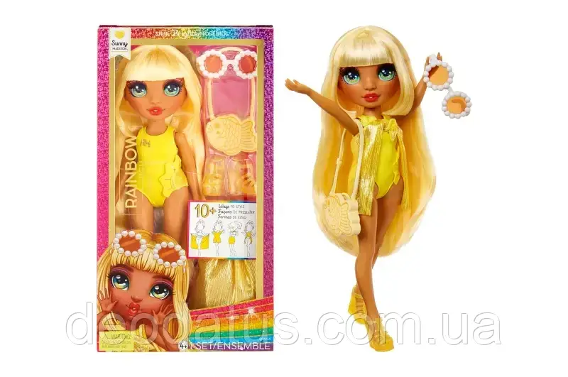 Лялька RAINBOW HIGH серії Swim & Style САННІ 507284 з аксесуарами 28 см, фото 1
