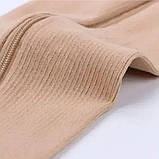 Гольфи компресійні для профілактики варикозу Zip Sox з блискавкою розмір L/XL 2 шт Бежевий, LY-105-L/XL-Beige, фото 8