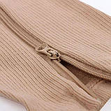 Гольфи компресійні для профілактики варикозу Zip Sox з блискавкою розмір L/XL 2 шт Бежевий, LY-105-L/XL-Beige, фото 3