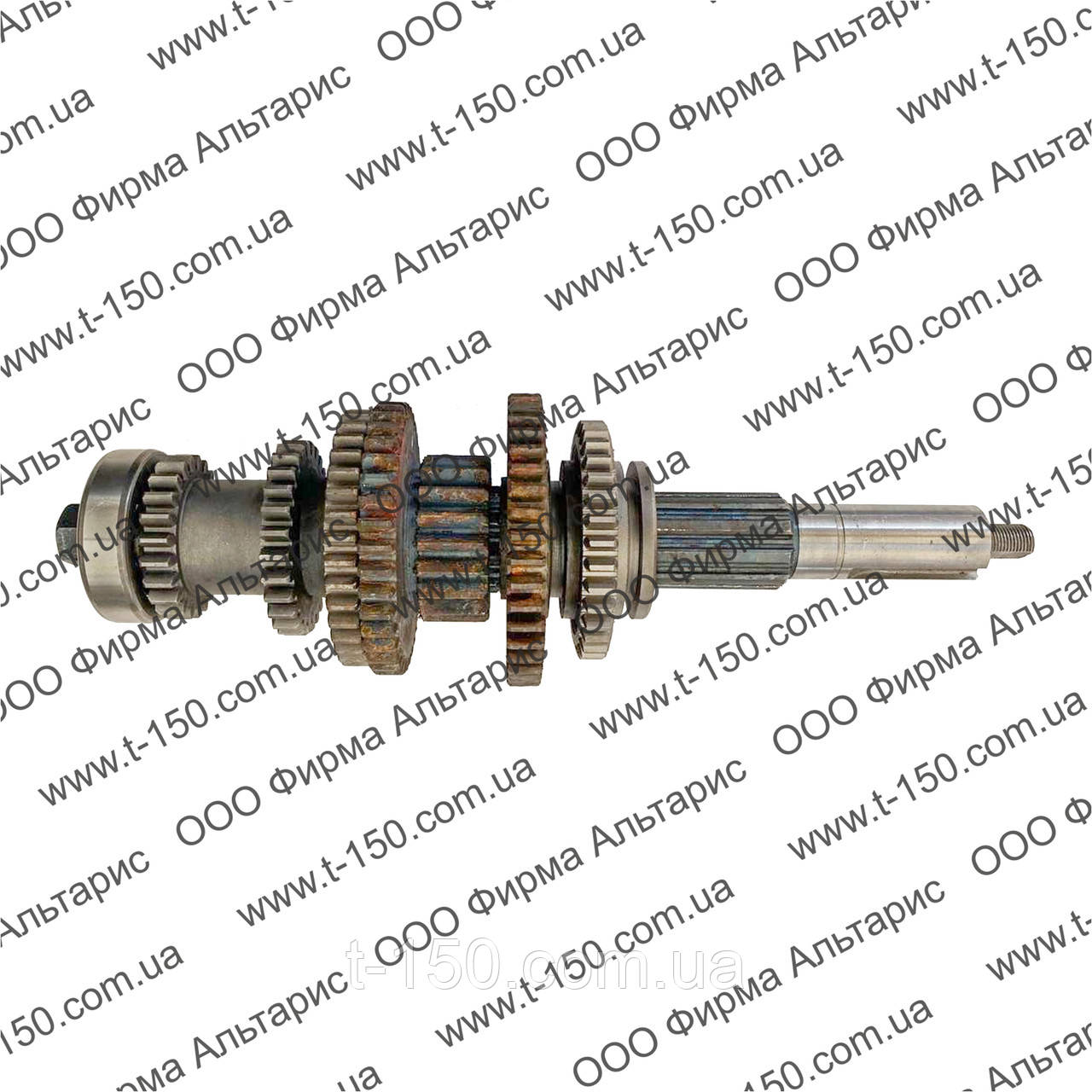Вал вторинний Т-16 в зборі з шестернями і підшипником, СШ20.37.066, фото 1