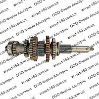 Вал вторинний Т-16 в зборі з шестернями і підшипником, СШ20.37.066