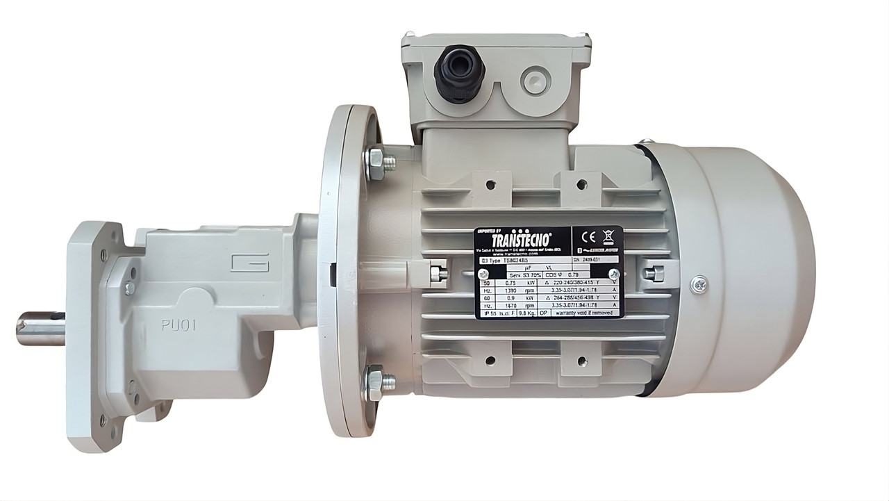 Мотор-редуктор 0.75 кВт, Transtecno, фото 1