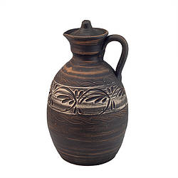 Пляшка глиняна для алкоголю 2л (ангоб) KR5148-3