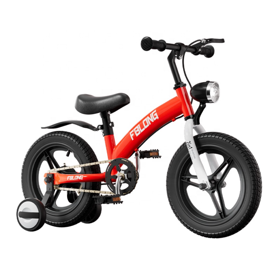 Дитячий велосипед 16 дюймів A-10 з надувними колесами та додатковими знімними колесами, фото 1