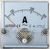 AC Амперметр 300/5А 80х80 модель А-80