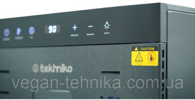 Комерційний дегідратор із нержавіючої сталі Tekhniko DH-16H-BK (16 металевих лотків 40 × 38 см) – професійна сушарка для фруктів, овочів, пастили, грибів, риби та м’яса