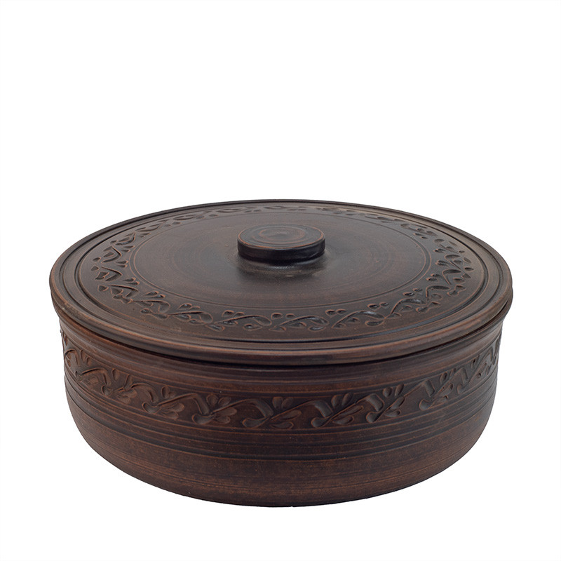 Супник глиняний 2.5л (декор) KR5157-2, фото 1