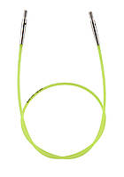 Волосінь (кабель) 35 см для знімних кругових спиць KnitPro салатовий