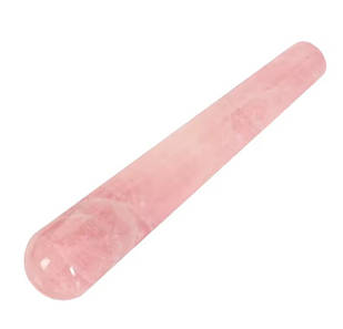Dongguan Масажна паличка з натурального мінерального каменю для обличчя, 110 мм, рожевий кварц