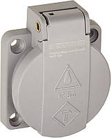 Розетка   вбудована тип F серії UCombi 3P 16A IP 54 сіра