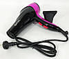 Фен для волосся Gemei GM-1766 2600 Вт Фіолетовий, фото 7