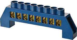 Нульова шина в пластиковому корпусі BC-6В 8 отв. (8*12)