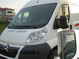 Дефлектори вікон (вітровики) PEUGEOT Boxer II/III 2006+ 2 шт. (Heko)