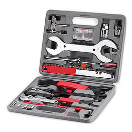 Набір для ремонту обслуговування велосипеда 44 предмети, у кейсі — оригінал