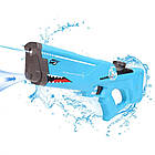 Водяний пістолет дитячий від USB, Shark Water Gun / Водяний пістолет для дітей / Акумуляторний водяний бластер, фото 3
