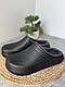 Сабо утепленні чоловічі чорні EVA калоші без задника чорного кольору ева 41-45 галоші теплі зимові з піни - фото 3 - id-p2734502587