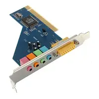 PCI звукова карта 4 каналу 5.1 SRS 3D