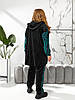 Спортивний костюм з подовженою кофтою на блискавці, фото 3