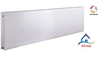 Радіатор сталевий OPTIMUM 500х1800 тип 22 (3966 Вт), бічне підключення