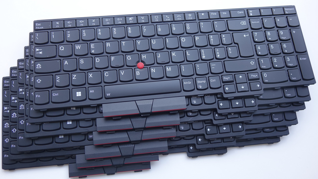 Клавіатура Lenovo ThinkPad T15p, P15v, P15, P17, T15v, L15, T15g, G1, G2, G3 (L15 Thor-106, GP540, GP740), ОРИГІНАЛ, фото 1