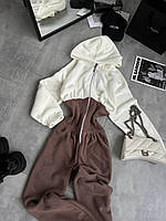 Повседневный теплый женский комбинезон