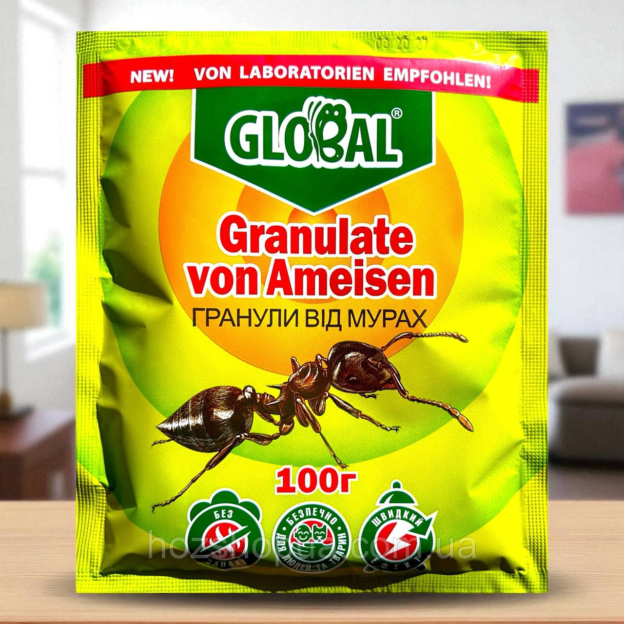 Інсектицид від мурах Global (Глобал) мікрогранули , 100г
