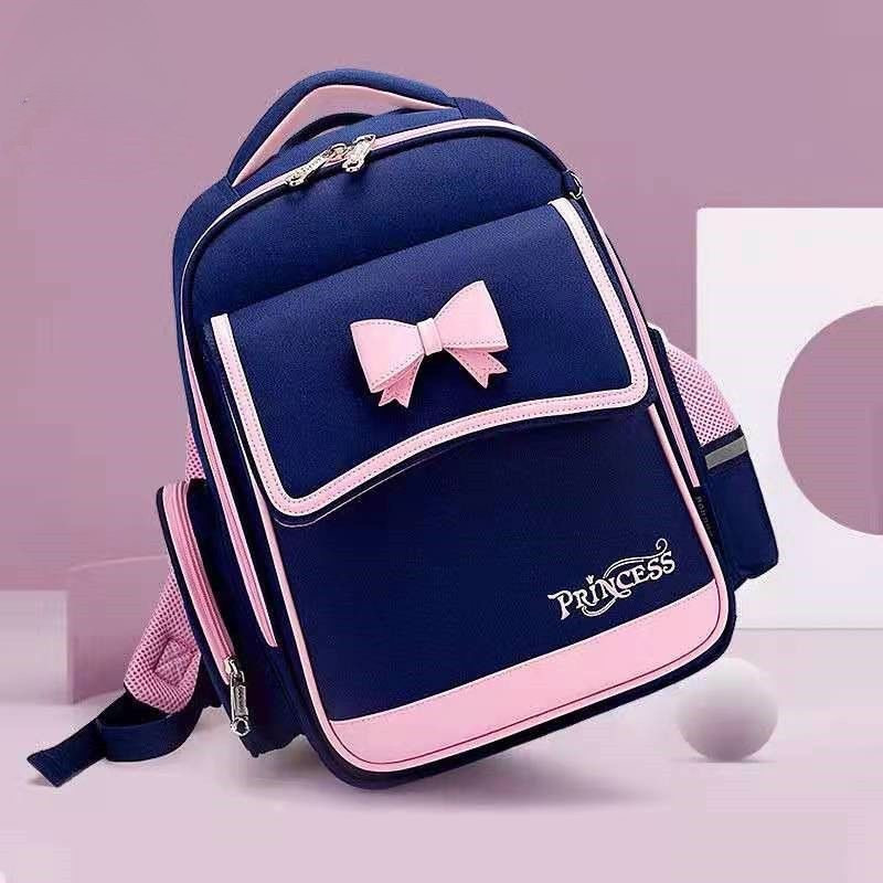 Шкільний рюкзак для дівчинки Princess 1-5 клас 38×29×15 см Blue - Pink, фото 1
