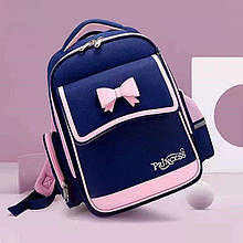 Шкільний рюкзак для дівчинки Princess 1-5 клас 38×29×15 см Blue - Pink