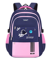 Шкільний рюкзак Астронавт 1-5 клас 39×28×16 см Pink