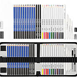 Набір для малювання й ескізів KALOUR на 38 предметів, фото 8