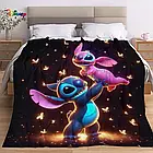 Плюшевий плед ковдра покривало Ліло та Стіч Lilo & Stitch 150х200 см, фото 4