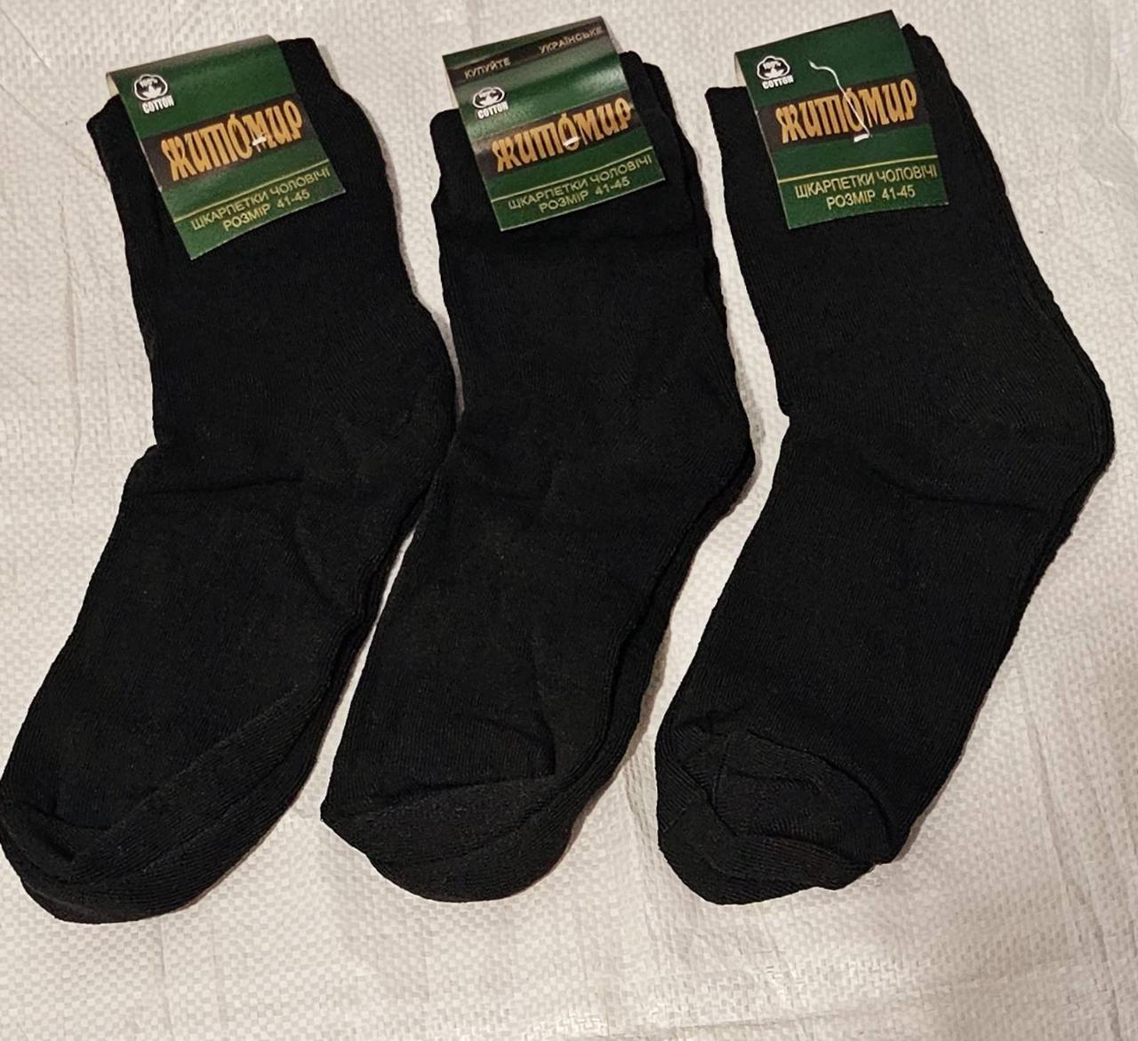 Чоловічі шкарпетки "Житосвіт" махрові, фото 1