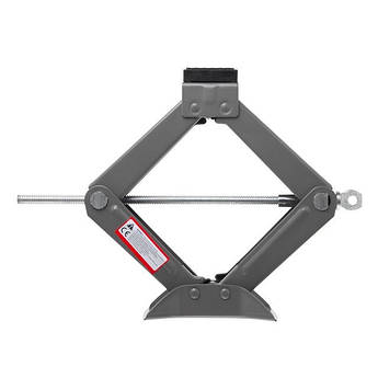 Домкрат автомобільний ромб INTERTOOL GT0185 2т, зручний гумовий упор