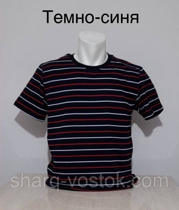 Футболка чоловіча в смужку (58-66), фото 1