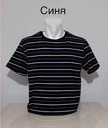 Футболка чоловіча батал у смужку (58-66)