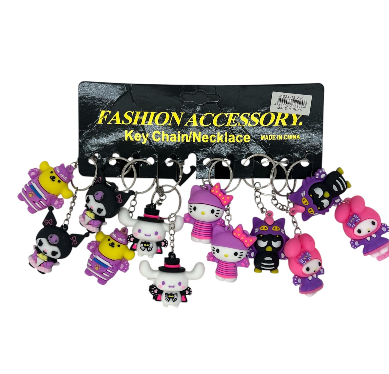 Брелок гумовий герої Sanrio асорті, фото 1