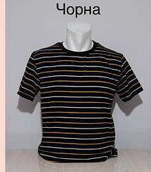 Футболка чоловіча батал у смужку (58-66)
