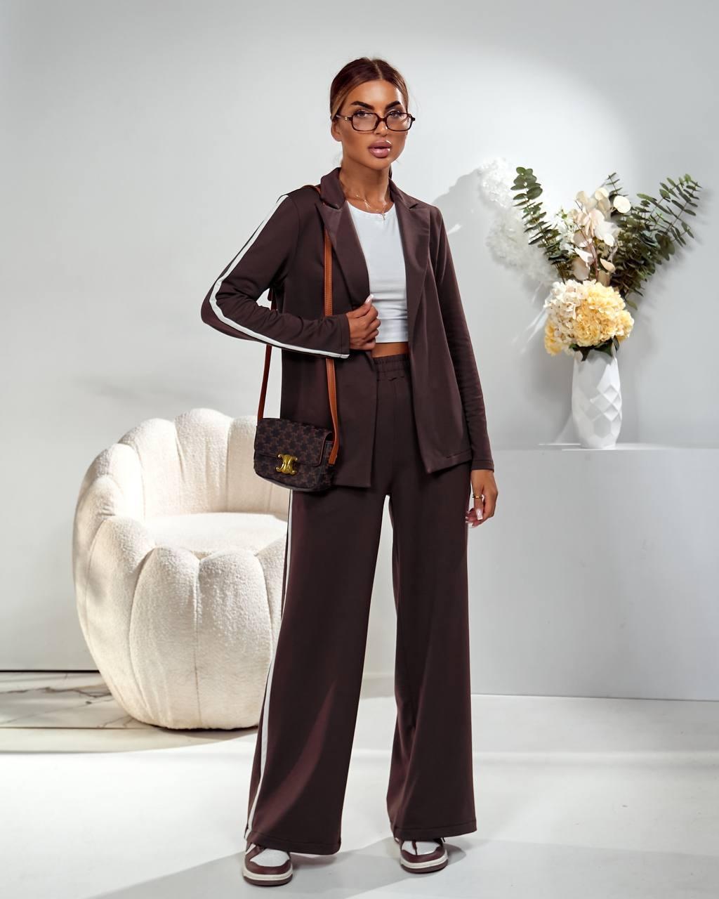 Жіночий костюм з піджаком у стилі Спортшик, фото 1